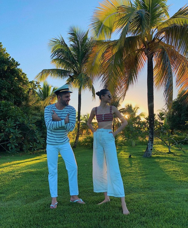Bruna Tenório e o stylist Marco Gurgel (Foto: Reprodução/Instagram)