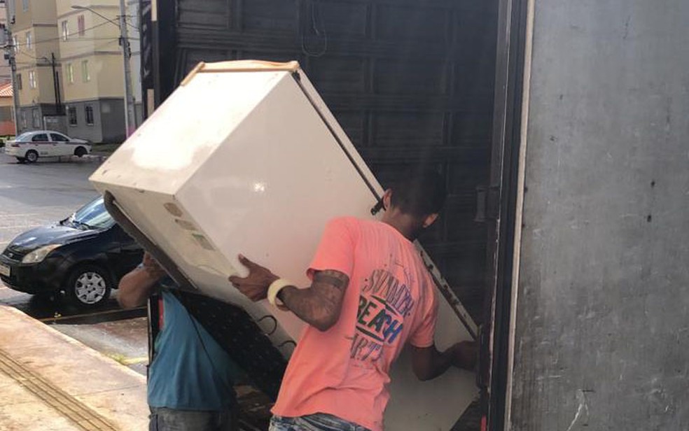 Reintegração ocorre nesta quinta-feira (1º).  — Foto: Vanderson Nascimento / TV Bahia 