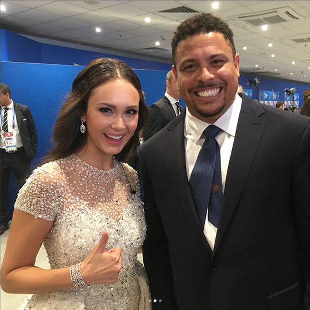 Aida Garifullina e Ronaldo (Foto: Reprodução/Instagram)