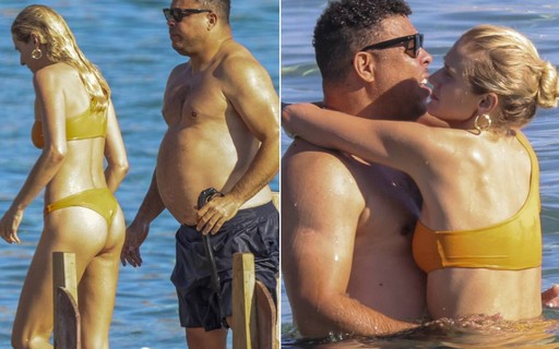 Em Ibiza, Ronaldo e Celina Locks curtem verão europeu em clima de romance 