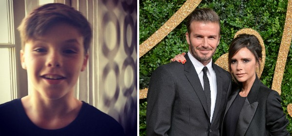 Cruz Beckham e seus pais, David Beckham e Victoria Beckham (Foto: Instagram/Getty Images)