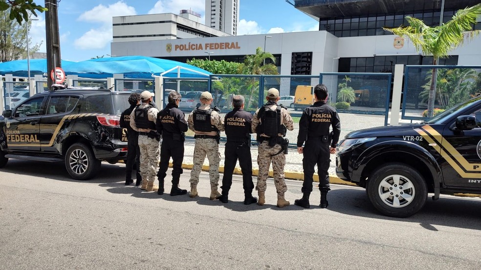 Polícia Federal cumpriu mandados em presídios do RN — Foto: Divulgação