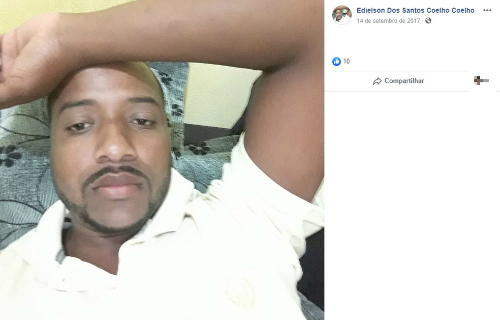 Edielson foi sequestrado dentro de casa antes de ser morto â€” Foto: ReproduÃ§Ã£o/Redes Sociais