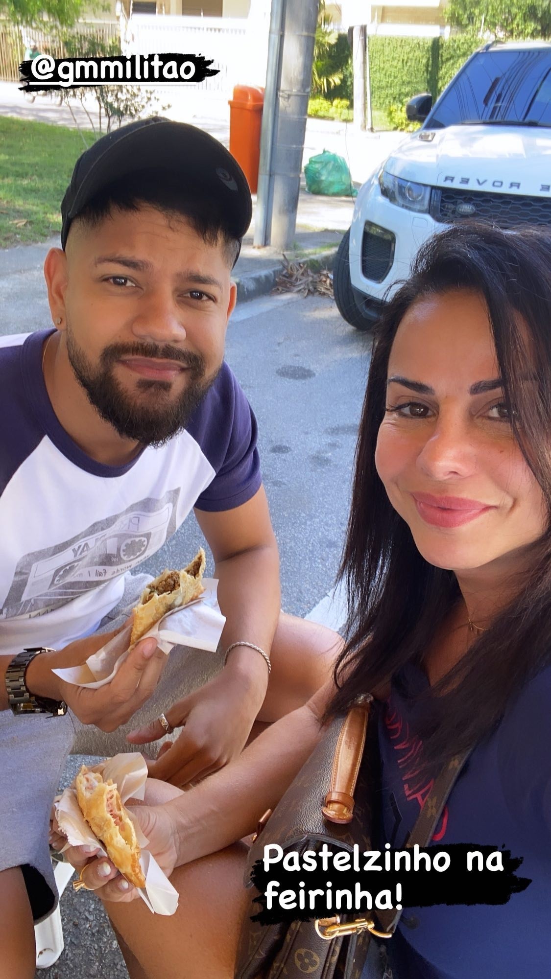 Viviane Araújo e Guilherme Militão  (Foto: Reprodução Instagram)