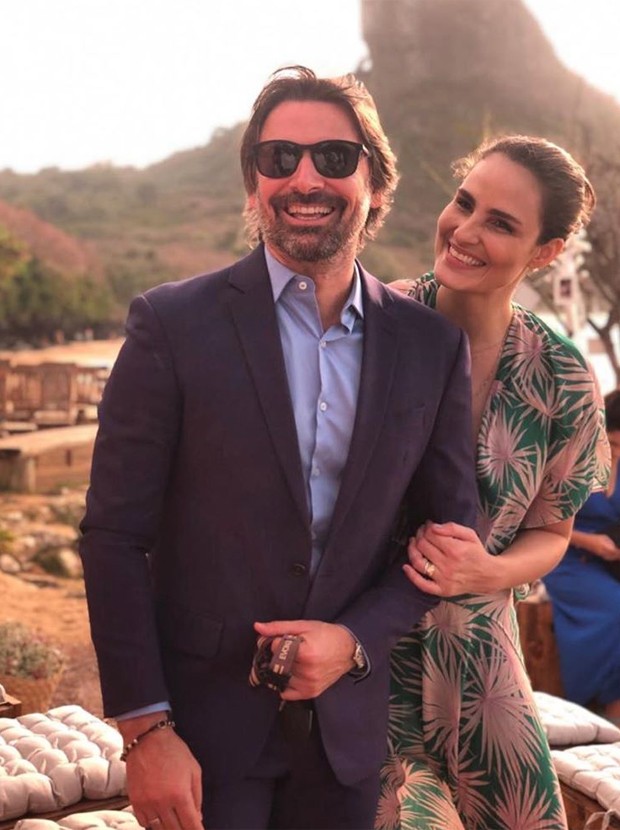 Murilo Rosa e Fernanda Tavares no casamento de Kyra Gracie e Malvino Salvador (Foto: Reprodução/Instagram)