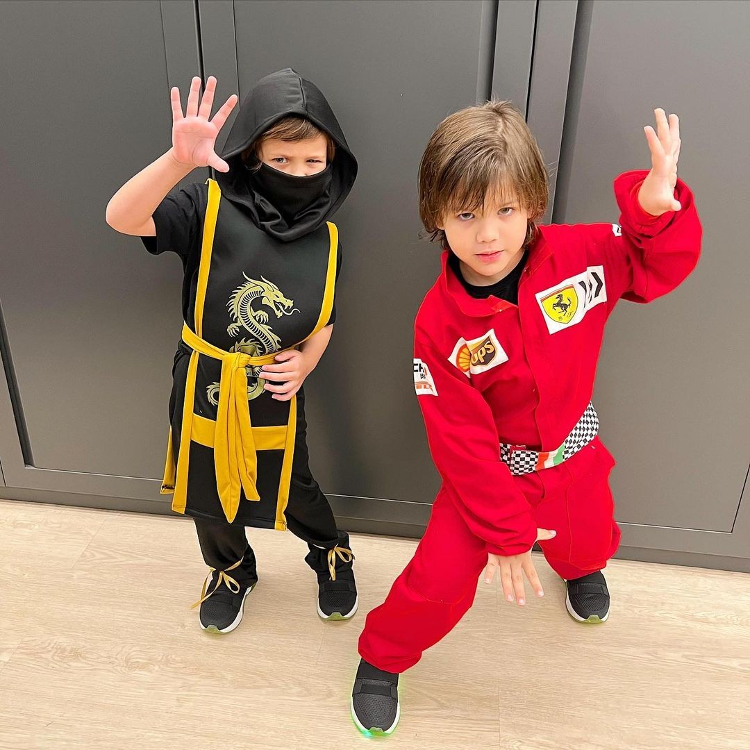 Gabriel e Samuel, filhos de Andressa Suita e Gusttavo Lima (Foto: Reprodução/Instagram)