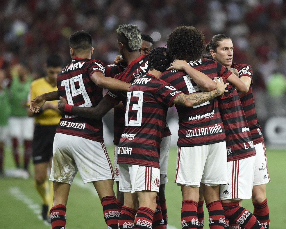 Flamengo tem média de quase dois gols por partida em 2019 — Foto: André Durão / GloboEsporte.com