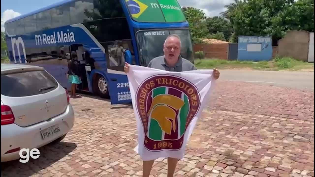 Torcedores do Fluminense saem de Teresina para ver o time em Brasília