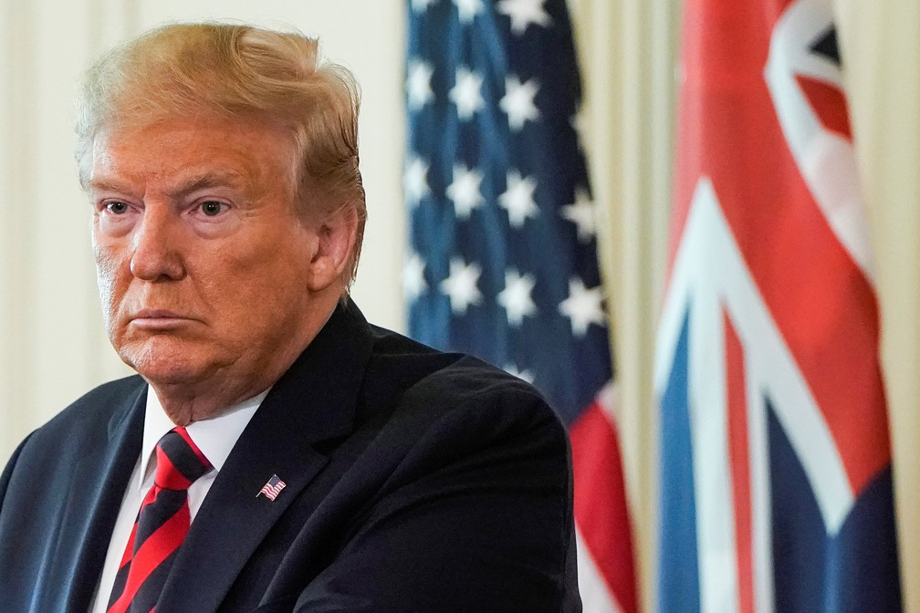 Presidente dos EUA, Donald Trump, em coletiva de imprensa na Casa Branca no dia 20 de setembro de 2019 â?? Foto: Joshua Roberts/Reuters