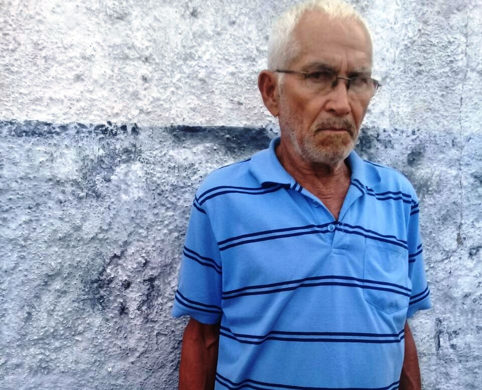 José Amâncio, de 70 anos, foi identificado e preso pela Polícia Militar, em Praia Grande, SP (Foto: Divulgação/Polícia Militar) 