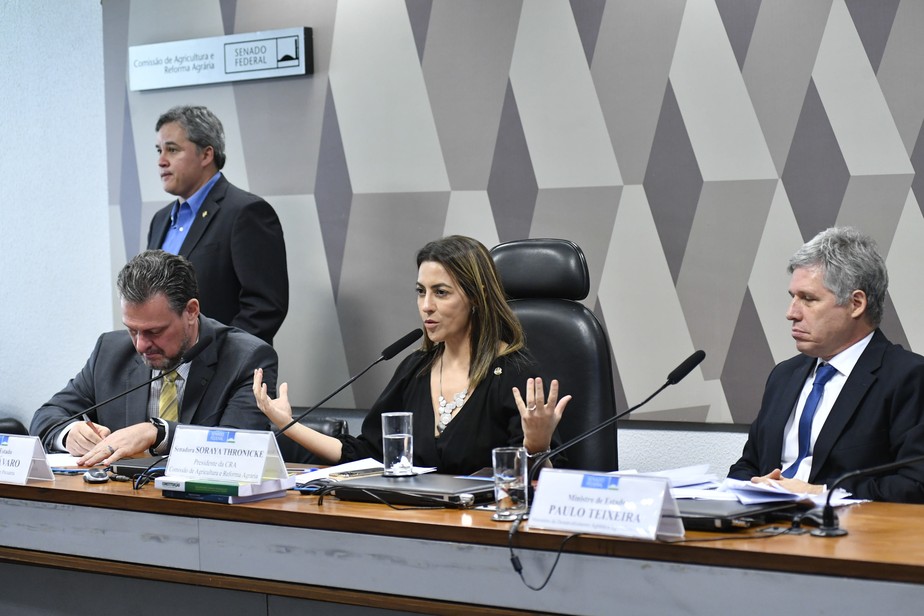Carlos Fávaro e Paulo Teixeira mostraram divergência de opinião em relação a projetos no Senado