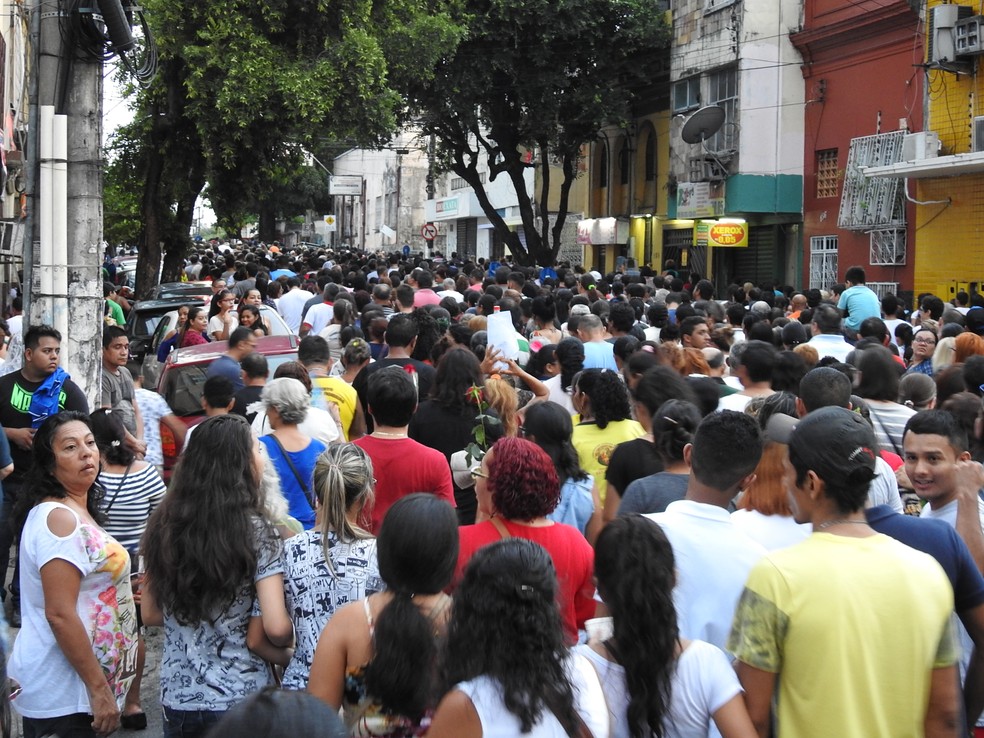 Cerca de 50 mil pessoas participaram da procissão (Foto: Ive Rylo/ G1 AM)