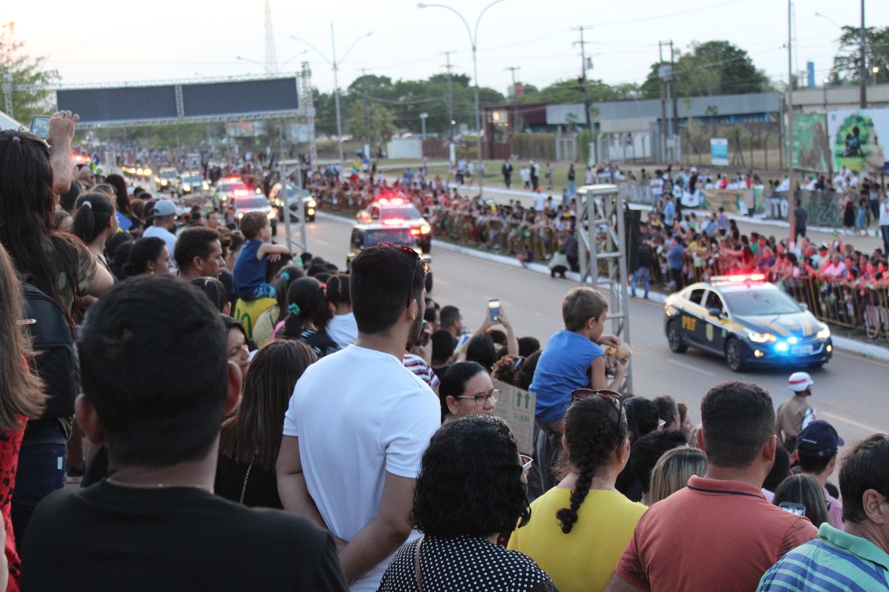 Local que costuma receber desfile cívico em Porto Velho, na Av. Imigrantes — Foto: Diêgo Holanda/G1