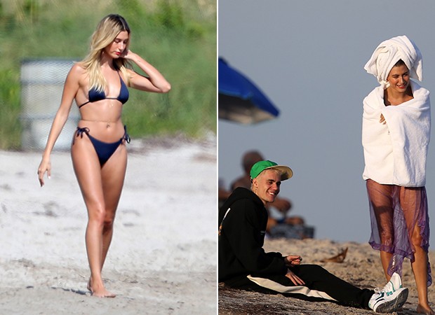 Justin Bieber acompanha Hailey Baldwin em ensaio na praia - Quem | QUEM News