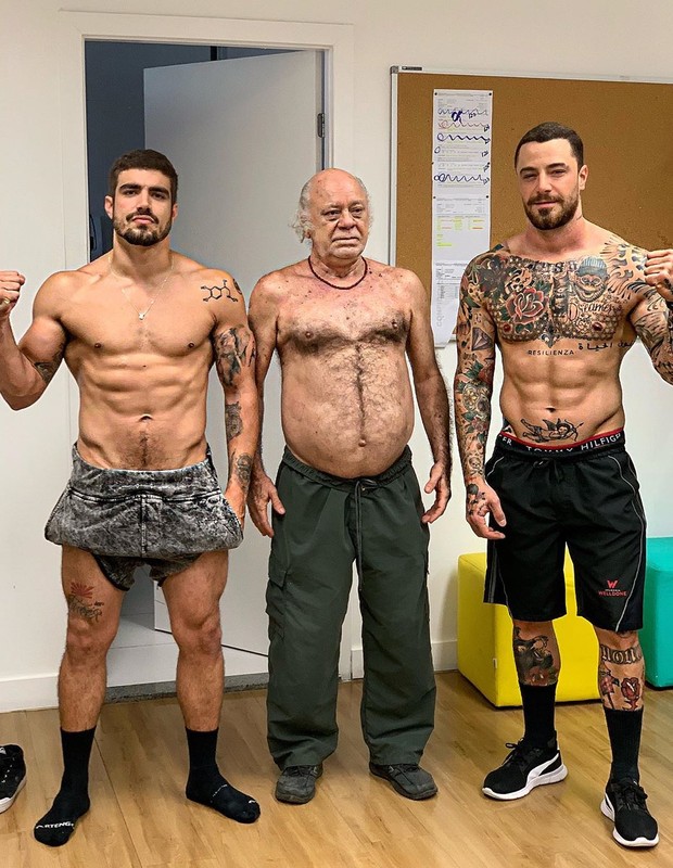 Caio Castro, Tonico Pereira e Felipe Titto (Foto: Reprodução/Instagram)