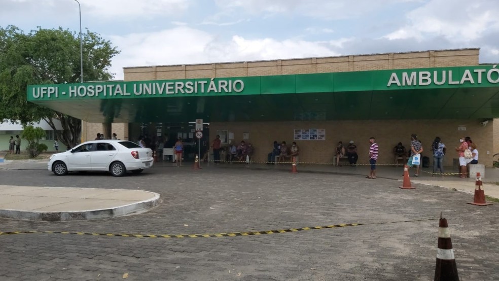 Hospital Universitário da Universidade Federal do Piauí (UFPI) vai receber os pacientes — Foto: Renan Nunes/TV Clube