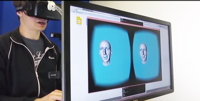 Tecnologia é capaz de fazer com que personagem em 3D reproduza expressões com detalhes (Foto: Reprodução /Youtube)