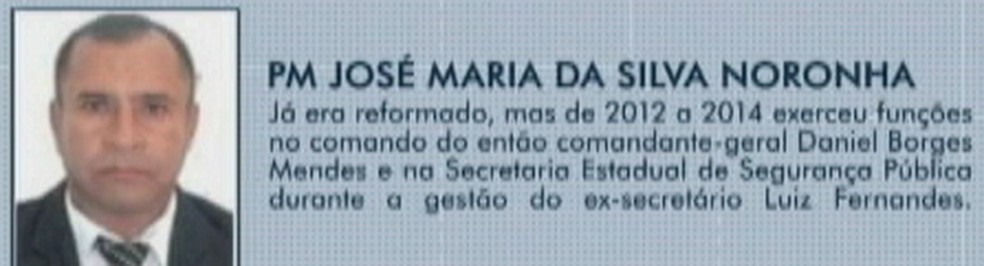 PM Noronha, suspeito de participação na chacina Guamá — Foto: Reprodução/ TV Liberal