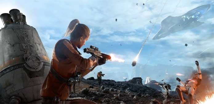 Star Wars Battlefront leva a luta de Rebeldes e Império aos games (Foto: Divulgação/EA)