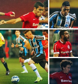 Cartões ameaçam 3 titulares do Inter e dupla goleadora do Grêmio no Gre-Nal