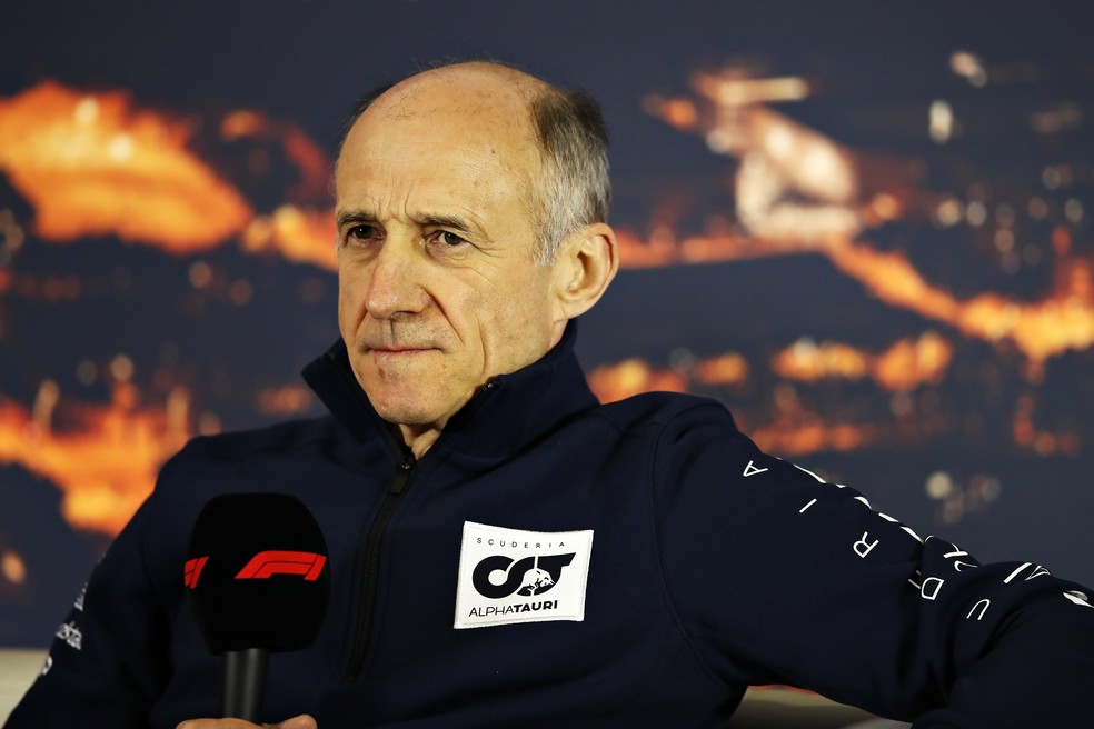 Franz Tost é chefe da equipe Alpha Tauri — Foto: Getty Images