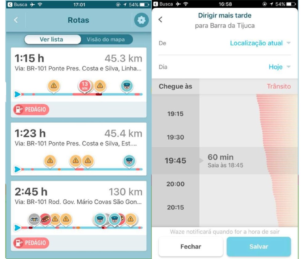 Com ocorrencias cedidas pelos usuários o app está sempre com informações atualizadas — Foto: Reprodução/Karen Malek