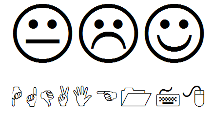 Assim como os emojis, alguns símbolos da Wingdings podem ser usados para exprimir emoções (Foto: Reprodução/Filipe Garrett)