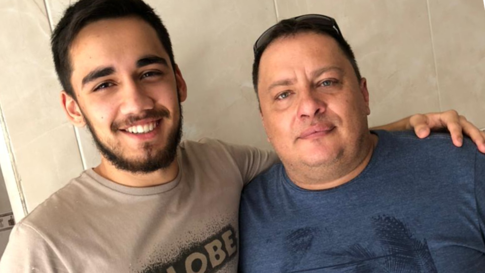 Leonardo perdeu o pai para a Covid-19 e alerta população. — Foto: Arquivo Pessoal