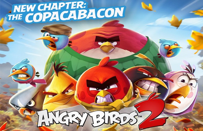 Angry Birds 2 faz uma pequena homenagem ao Brasil ao atingir 800 fases com atualização Copacabacon (Foto: Reprodução/Angry Birds 2)