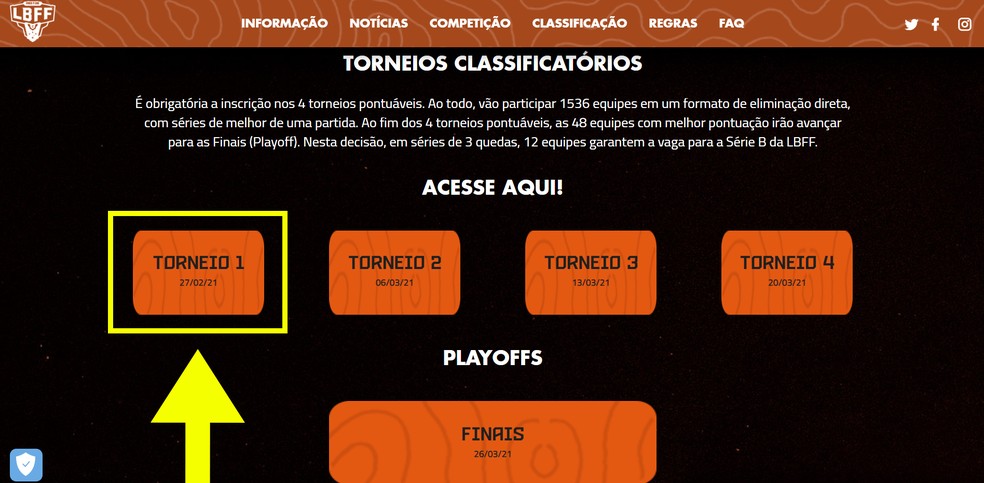 Série C da LBFF 2021: como se inscrever no campeonato de ...