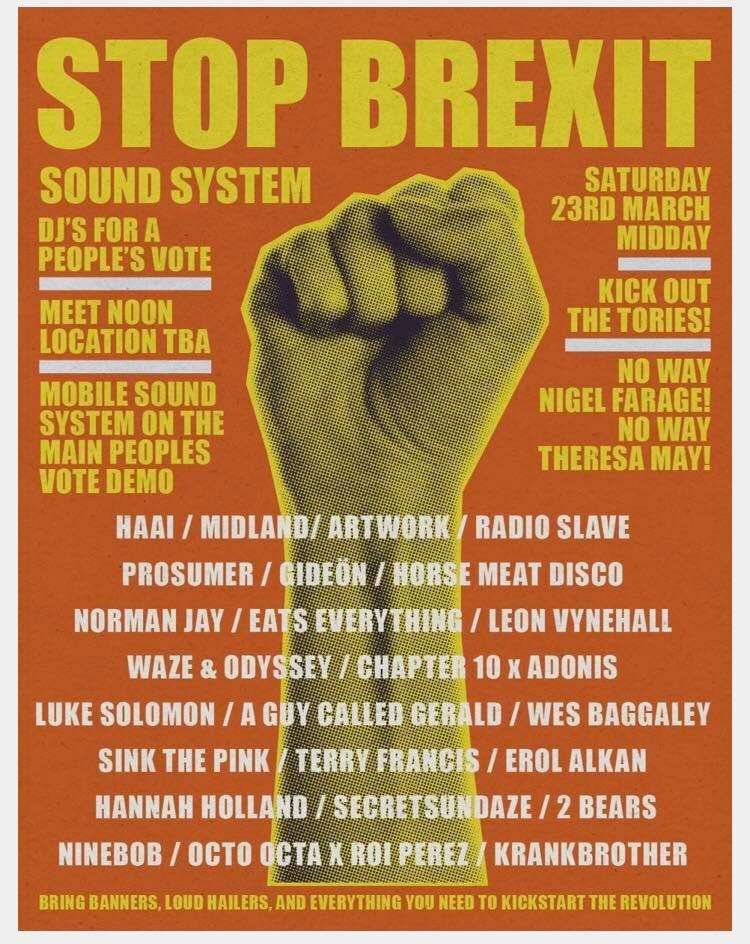 Passeata contra o Brexit em Londres (Foto: Reprodução Instagram)