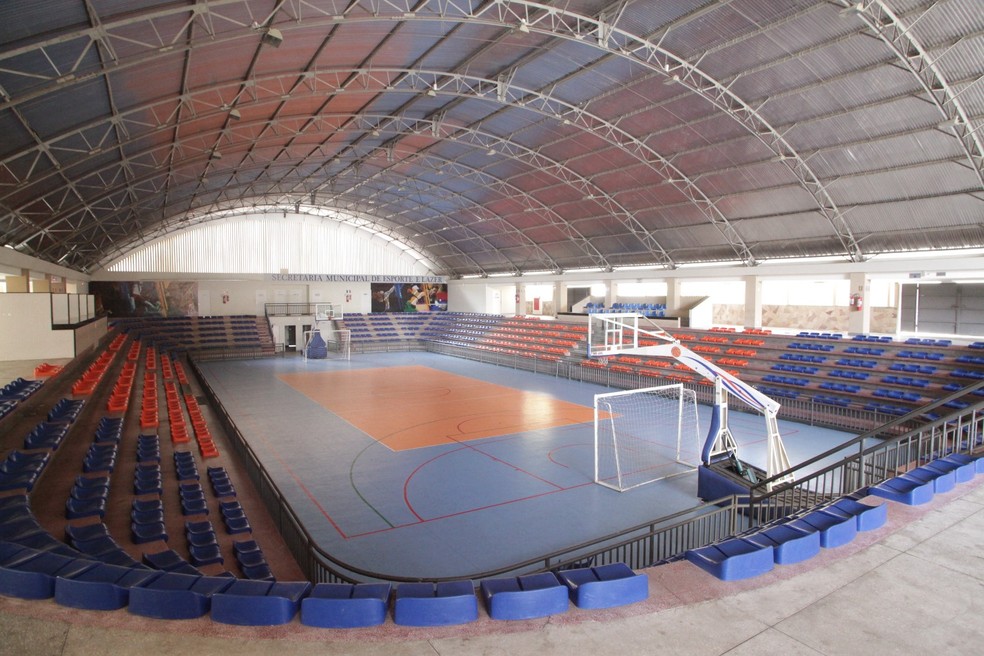 Aulas acontecem no PalÃ¡cio dos Esportes â Foto: Alex RÃ©gis/PMN