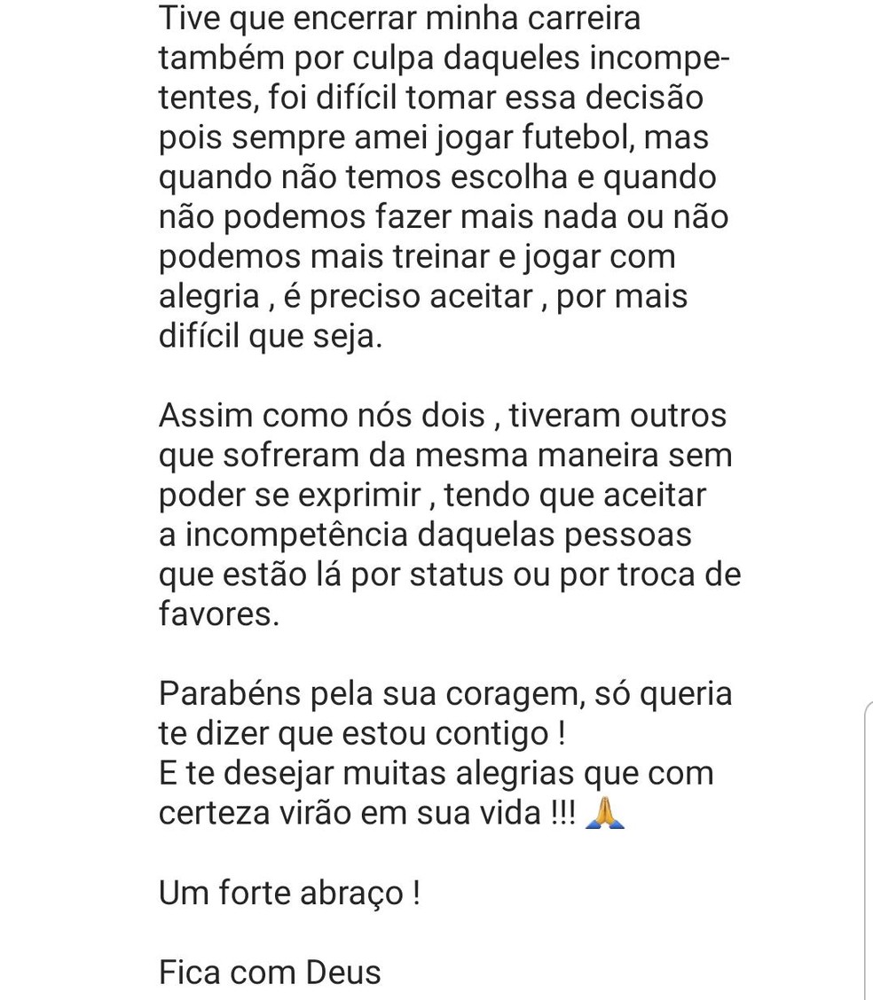 Ederson critica tratamento médico recebido no Flamengo — Foto: Reprodução