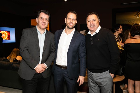 Rafael Zietolie, Thiago Breseghello e Claudio Sachet