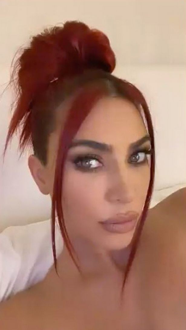 Kim Kardashian exibe novo visual em seu Instagram  (Foto: Reprodução Instagram )