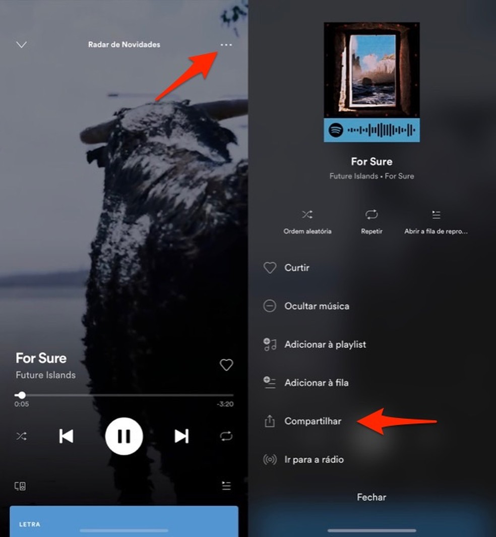 como compartilhar musicas com video do spotify no instagram stories players techtudo