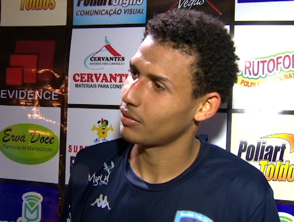 Felippe Cardoso ainda nos tempos de Osvaldo Cruz  (Foto: ReproduÃ§Ã£o / TV Fronteira)