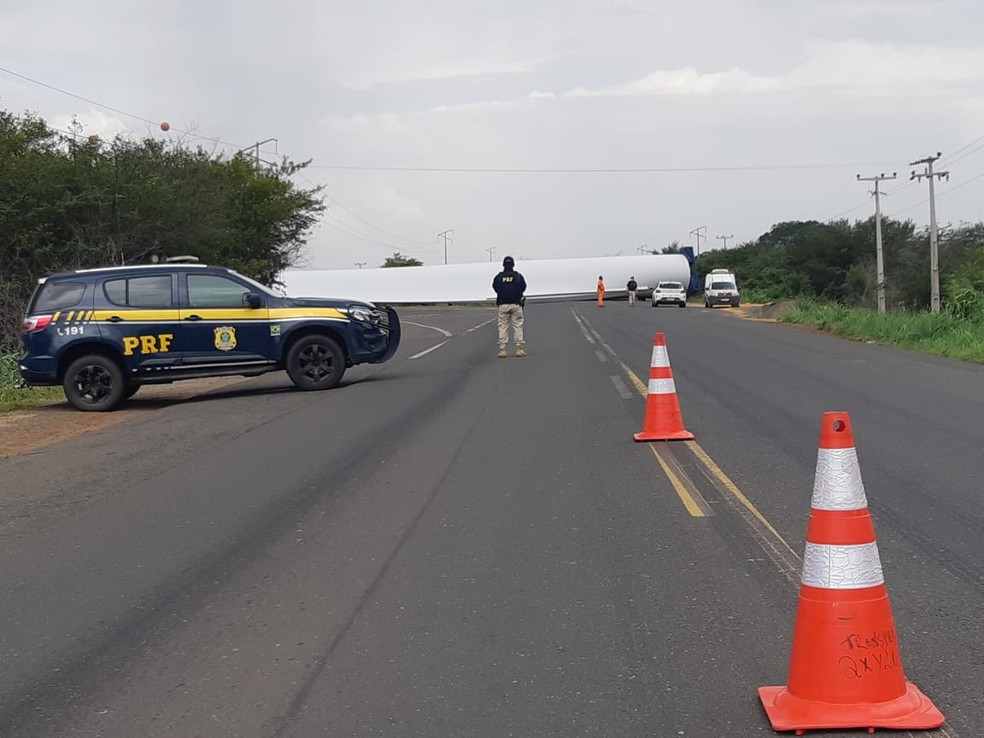 Entroncamento das BRs 020 e 316, entre Picos e Santo Antônio de Lisboa, no Sul do Piauí — Foto: Divulgação/PRF