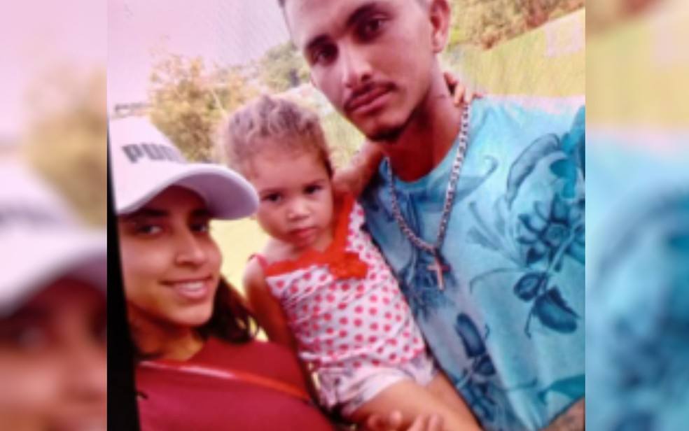 Caseiro Wanderson Mota é suspeito de matar mulher grávida, enteada e fazendeiro em Corumbá de Goiás — Foto: Reprodução/TV Anhanguera