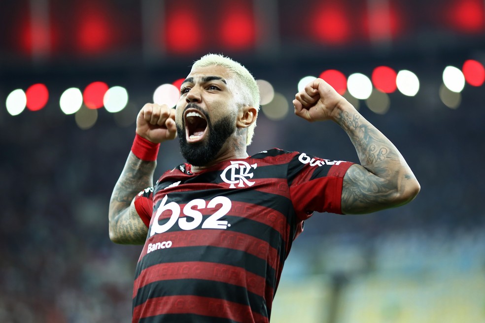 Gabigol antecipou acerto com o Flamengo — Foto: HEULER ANDREY/DIA ESPORTIVO/ESTADÃO CONTEÚDO