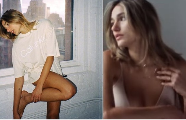 Nos Estados Unidos, Sasha Meneghel faz campanha de lingerie, a sua primeira internacional (Foto: Reprodução/@berriosbryan Instagram)
