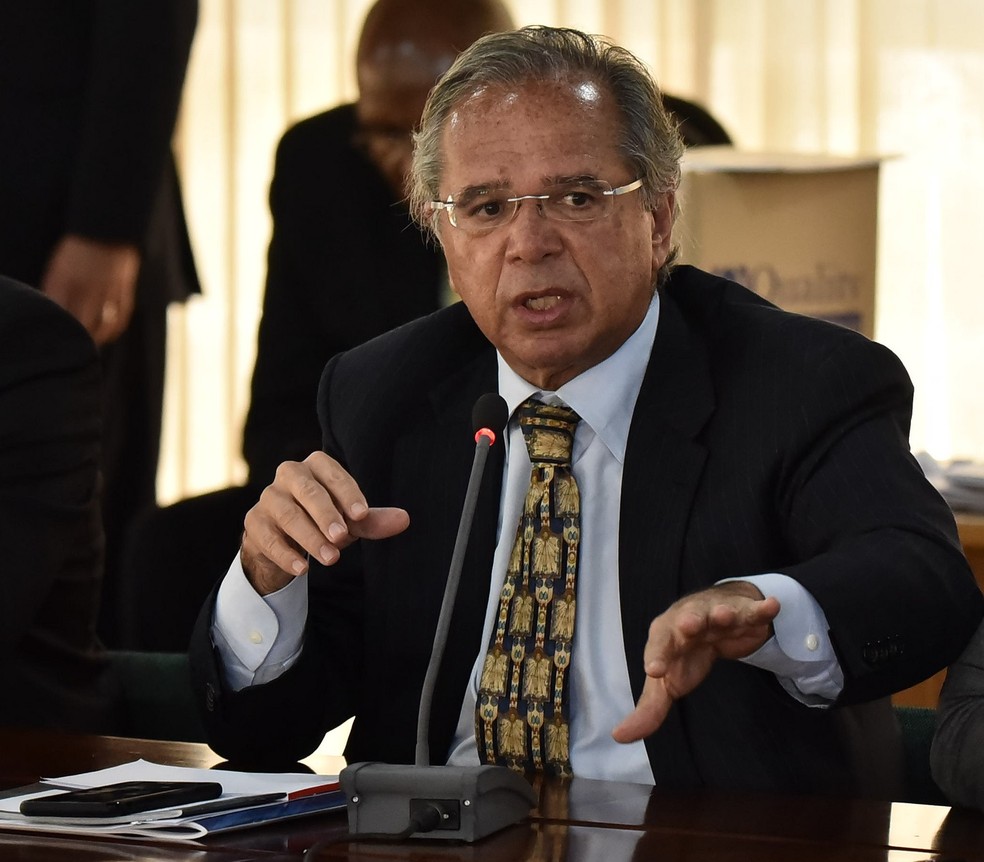 O futuro ministro da Economia, Paulo Guedes, em reunião na Granja do Torto, em Brasília, nesta quarta-feira (19) — Foto: Rafael Carvalho/Governo de transição