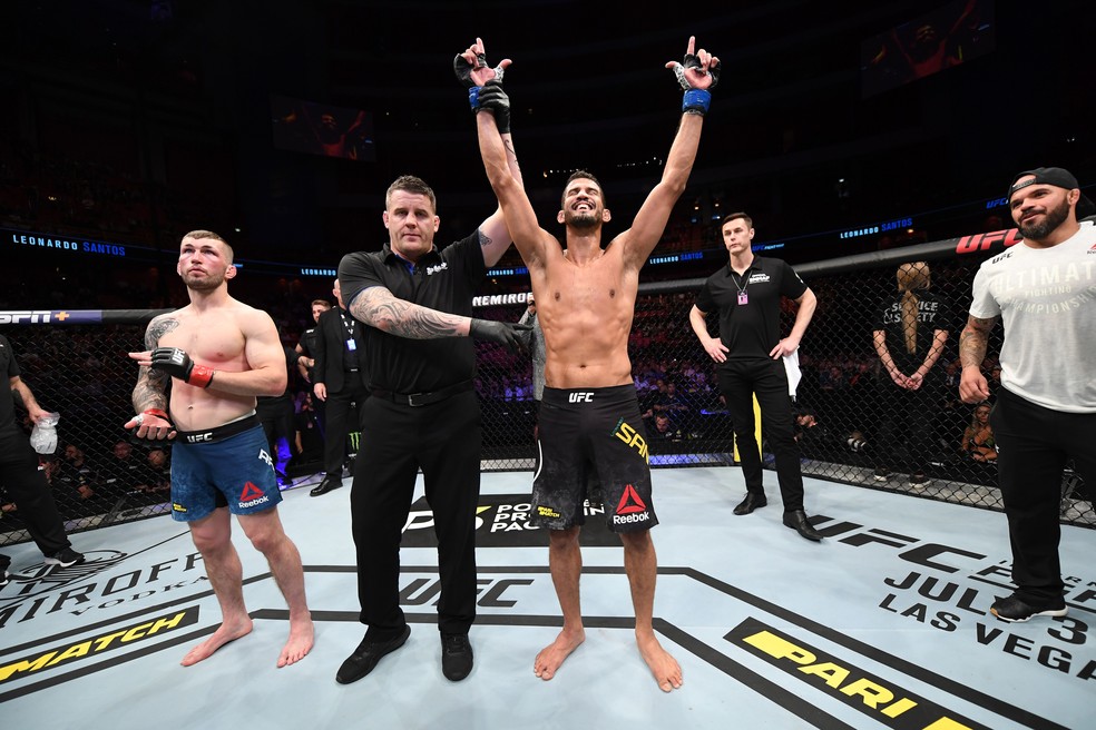 LÃ©o Santos UFC Estocolmo â?? Foto: Getty Images