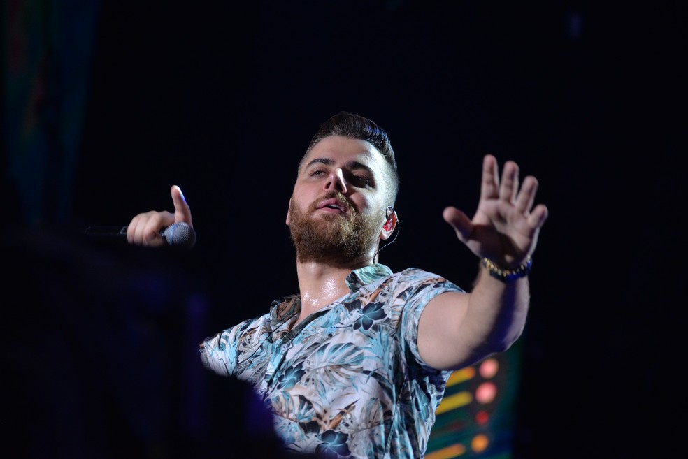 Zé Neto durante apresentação pelo Brasil — Foto: Joilson César/Ag Haack/Arquivo