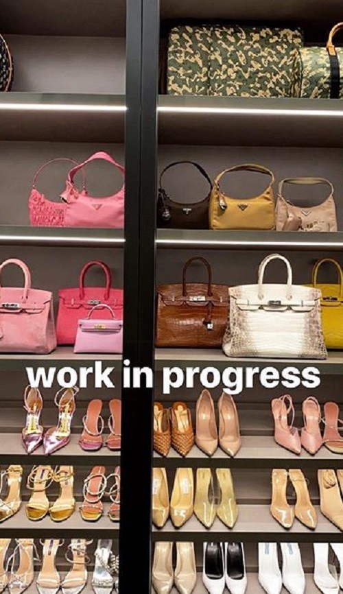 Novo closet de Kylie Jenner (Foto: Instagram)