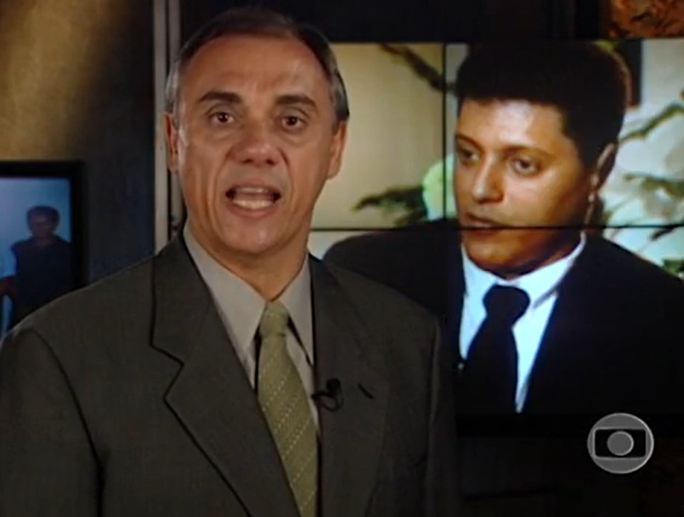 O 'Linha Direta' falou sobre o sequestro de Wellington de Camargo, irmão de Zezé di Camargo e Luciano — Foto: Memória Globo