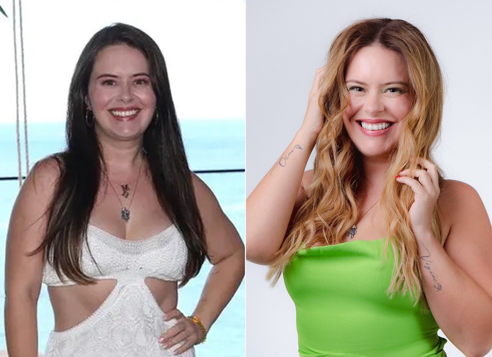 Mariana Bridi: de morena a loira &mdash; Foto: Brazil News e Sandro Mendon&ccedil;a | Divulga&ccedil;&atilde;o Garnier Nutrisse