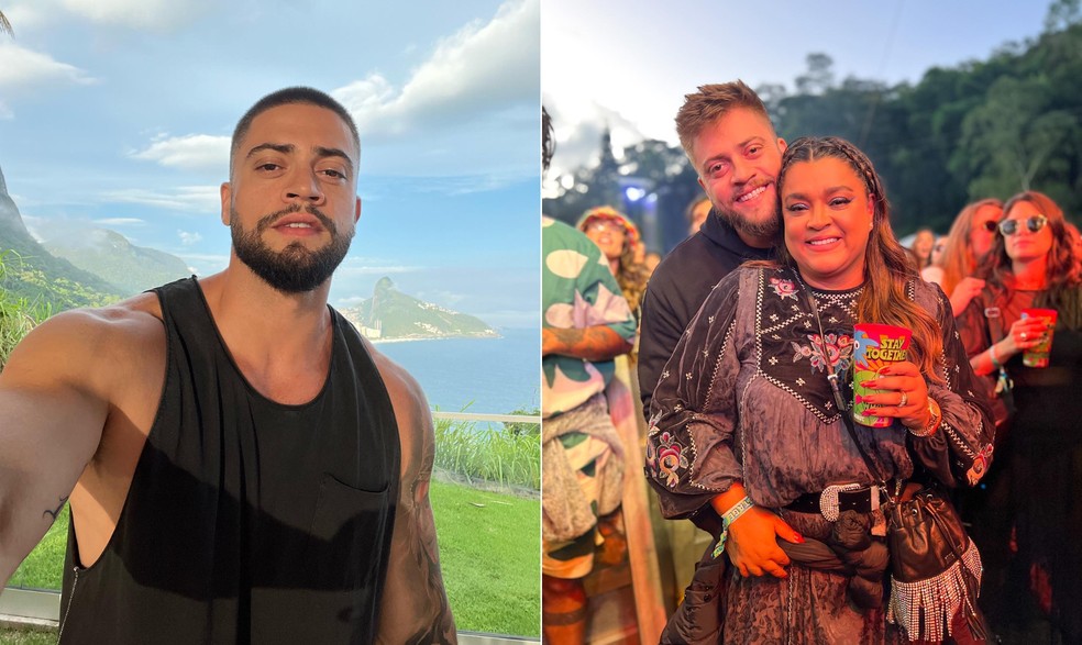 Rodrigo Godoy e Preta Gil — Foto: Reprodução/Instagram