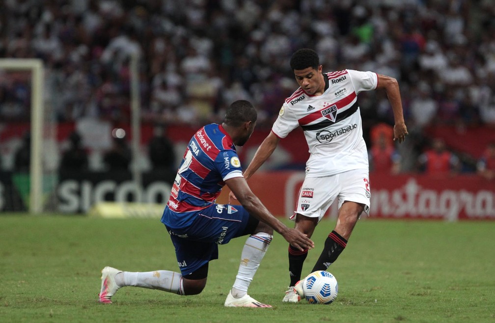 Gabriel Sara em Fortaleza x São Paulo — Foto: Rubens Chiri/saopaulofc.net