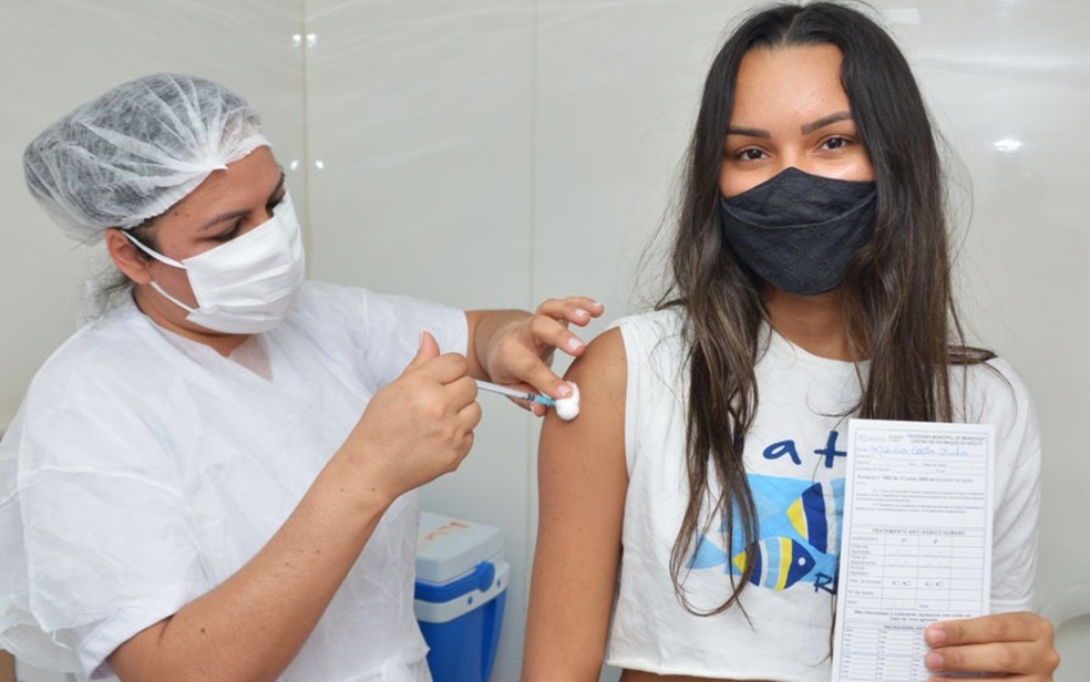 Aparecida de Goiânia amplia vacinação contra Covid para adolescentes a partir de 15 anos— Foto: Prefeitura de Aparecida de Goiânia/Divulgação